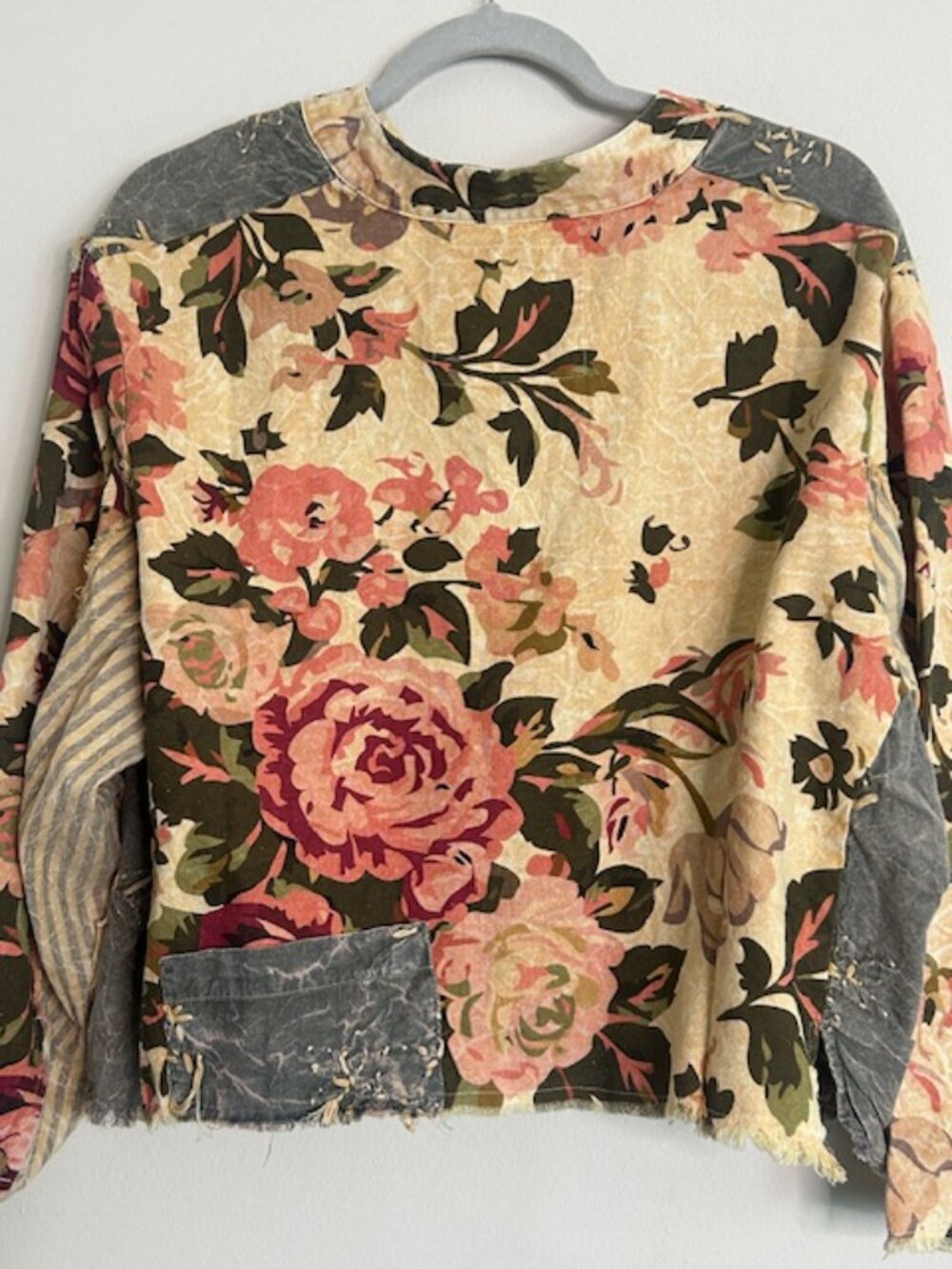 #1396 A Rare Bird Chambray Knotted Shirt/Jacket - Picture 13 of 16